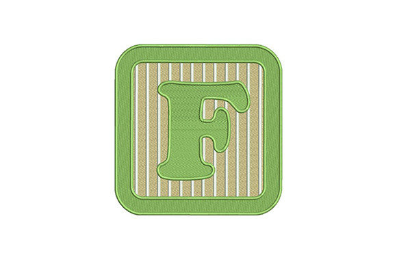 Alphabet F Letter Review for Real Embroidery Projects
