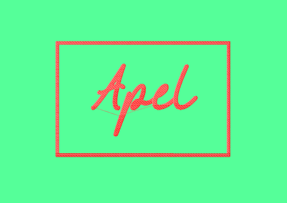 Apel: The Heartfelt Embroidery Design for Personalized Gifts