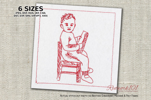 Boy Reading a Book: A Designer's Review for Handmade Gifts