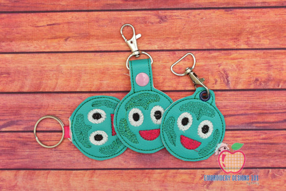Cartoon Earth ITH Keyfob Review for Etsy Sellers