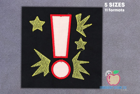 Exclamation Mark Applique: A Designer's Review for Gifts