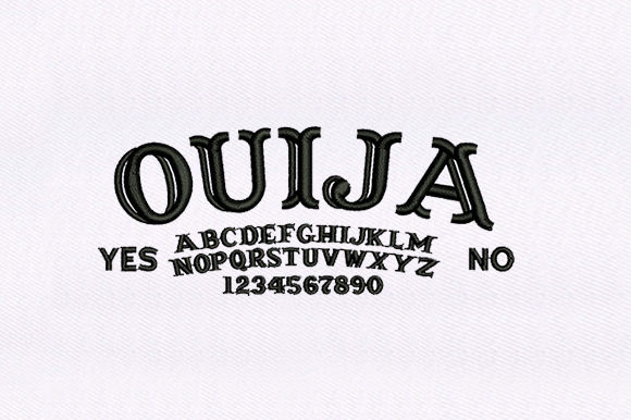 Ouija Board Text Design Review